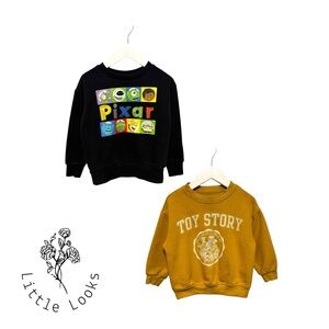 ⭐️ 5/$30 Gap & Pixar Sweater Bundle (x2) size 2-3 Years